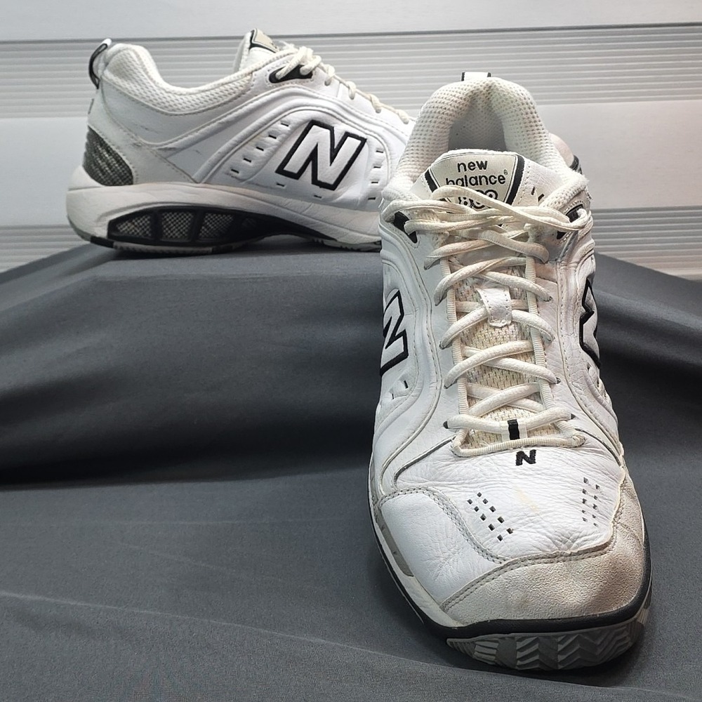 New Balance 803 White Low Mens Shoes MC803W Size 13D  Lightning Dry White Carbon - Picture 8 of 8